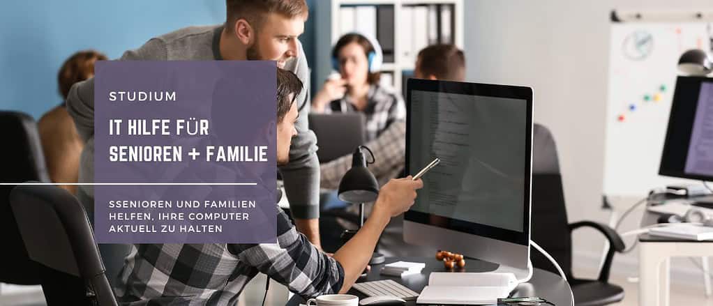 So hilfst du Senioren und Familien, ihre Computer auf dem neuesten Stand zu halten